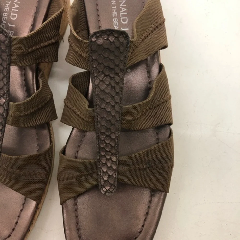 Donald J Pliner Clare cork platform slide sandals
